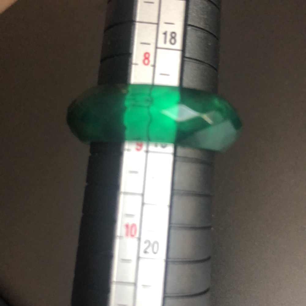 🇺🇸Set of two plastic faceted rings - Picture 4 of 4